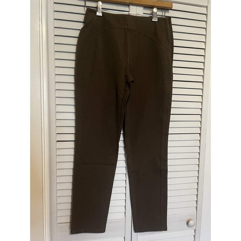 SOFT SURROUNDINGS Women's Size 4 Pants Stretch Mid Rise Skinny Ankle Side Zipper